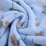 Skin-Friendly Printed Coral Fleece, DIY Sewing Material