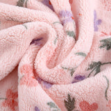 Skin-Friendly Printed Coral Fleece, DIY Sewing Material