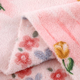 Skin-Friendly Printed Coral Fleece, DIY Sewing Material