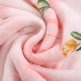 Skin-Friendly Printed Coral Fleece, DIY Sewing Material