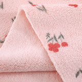 Skin-Friendly Printed Coral Fleece, DIY Sewing Material