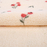 Skin-Friendly Printed Coral Fleece, DIY Sewing Material