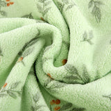 Skin-Friendly Printed Coral Fleece, DIY Sewing Material