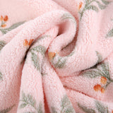 Skin-Friendly Printed Coral Fleece, DIY Sewing Material