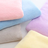 Multi-Color Plain coral fleece Coral Fleece, Soft Plush Fabric